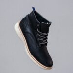 Stylish Black Leather Boots for Men