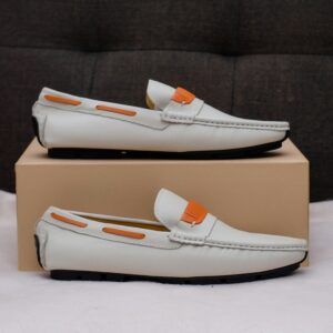 Coastal Vibes Premium Leather Cream Loafers