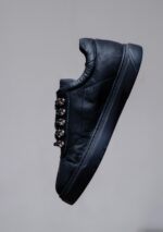 Statement Piece Modern Black Sneakers - Image 3