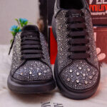 Alexander McQueen Crystal-Embellished Chunky Sneakers