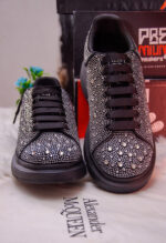 Alexander McQueen Crystal-Embellished Chunky Sneakers