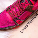 Louis Vuitton LV  Crystal Embellished Trainer Sneakers