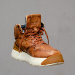 Premium Leather High-Top Sneakers