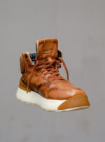 Premium Leather High-Top Sneakers